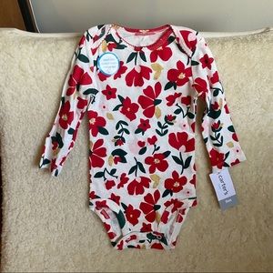 Carter’s 9mo Holiday Onesie Christmas NWT